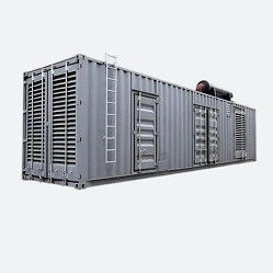 Generator kontainer bergerak dengan output daya 100KW untuk keandalan maksimum