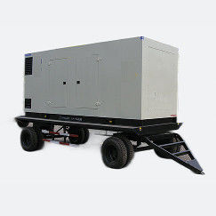 100KW Power Output Trailer Generator Set untuk kebutuhan kinerja tinggi