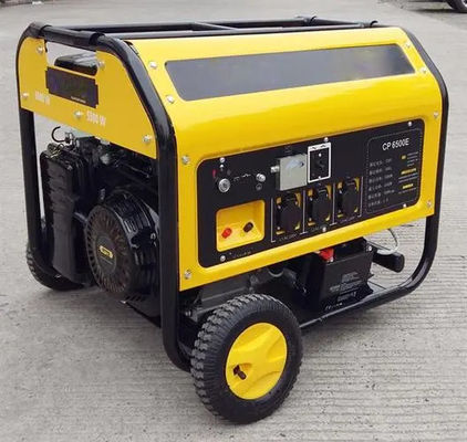 50Hz Bore×stroke 92×75mm 12VDC Gasoline Generator Set dengan Metode Mulai