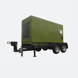 100KW Power Output Trailer Power Generator untuk lokasi terpencil