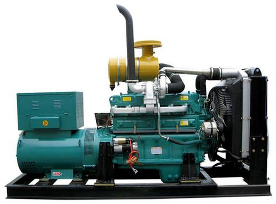 Tangki bahan bakar 200L Generator tenaga diesel diam 100kw Set Dingin air