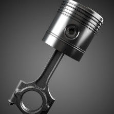 Komponen dan Aksesoris yang dapat disesuaikan Mesin Pesawat Piston Conrod Assembly