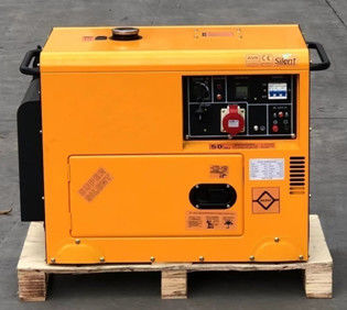 CCSN 6KW/8KVA Generator diesel portabel yang tidak bersuara rumah tangga fase tunggal 220V tiga fase 380V kebisingan rendah tembaga murni ATS co