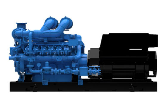 700KW SP700NGB/S Generator Gas Alam Set dengan mesin gas yang sangat efisien Silencer industri dengan kemampuan penutup suara